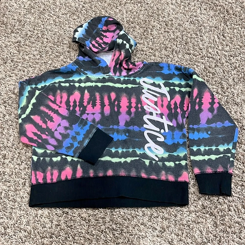 JUSTICE cropped hoodie 💕